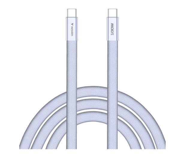 Verbatim SoftTouch USB-C to C cable 60W 120 cm - Purple - 1607295 - zdjęcie